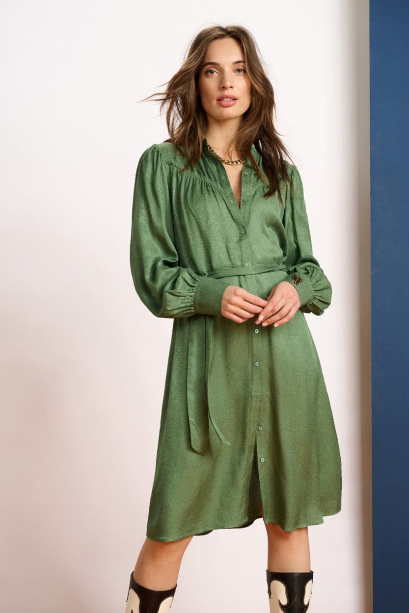 POM Amsterdam Dresses ROBE - Mythical Green