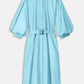 POM Amsterdam Dresses ROBE - Poplin Sky Blue