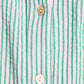 POM Amsterdam Dresses ROBE - Seersucker Green Pink