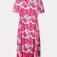 POM Amsterdam Dresses ROBE - Urban Flora Blue