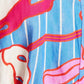 POM Amsterdam Dresses ROBE - Urban Flora Stripe Linen