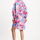 POM Amsterdam Dresses ROBE - Urban Flora Stripe Linen