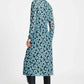 POM Amsterdam Dresses ROBE - Wild Flowers Blue
