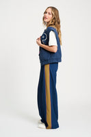 POM Amsterdam Gilets GILET - Baseball Nightfall Blue