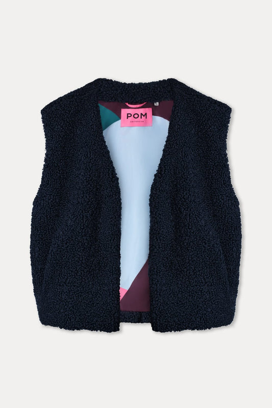 POM Amsterdam Gilets GILET - Gina Eternal Blue