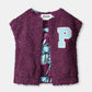 POM Amsterdam Gilets GILET - Teddy Baseball Plum