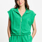 POM Amsterdam Gilets GILET - Terry Palm Green