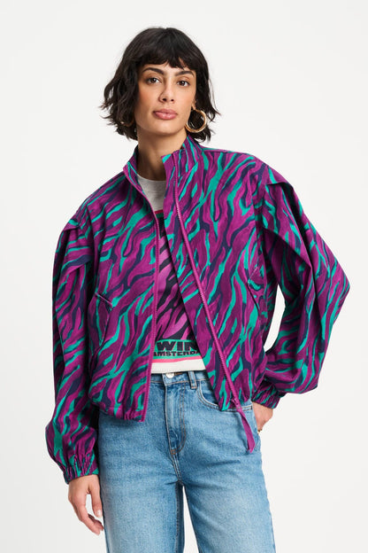 POM Amsterdam Jackets Multi colour / 34 JACKET - Animal Purple