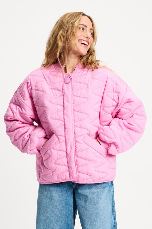 POM Amsterdam Jackets Pink / 34 VEST - Quilted Cheering Pink