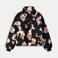 POM Amsterdam Jackets VESTE - Flower Glory Black