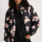 POM Amsterdam Jackets VESTE - Flower Glory Black