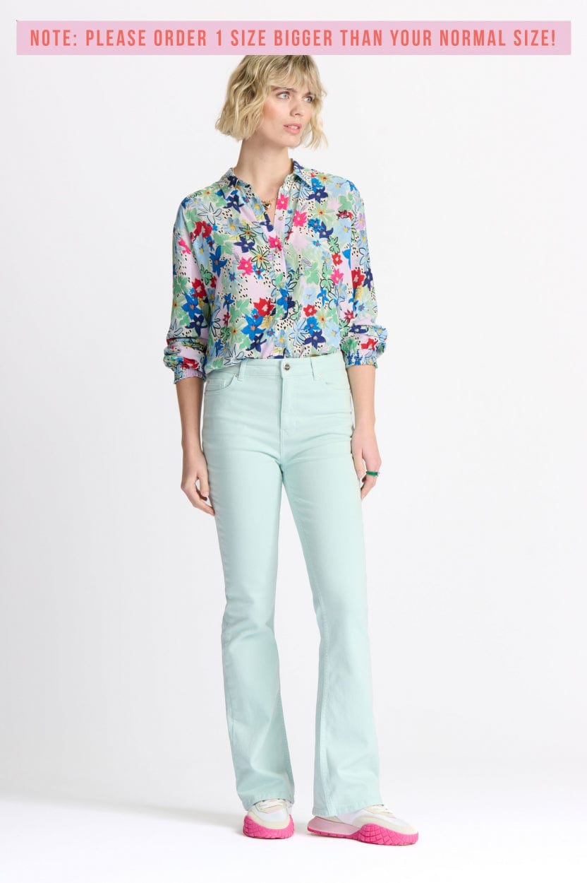 POM Amsterdam Jeans Blue / 34 JEANS - Kate Cloudy Blue