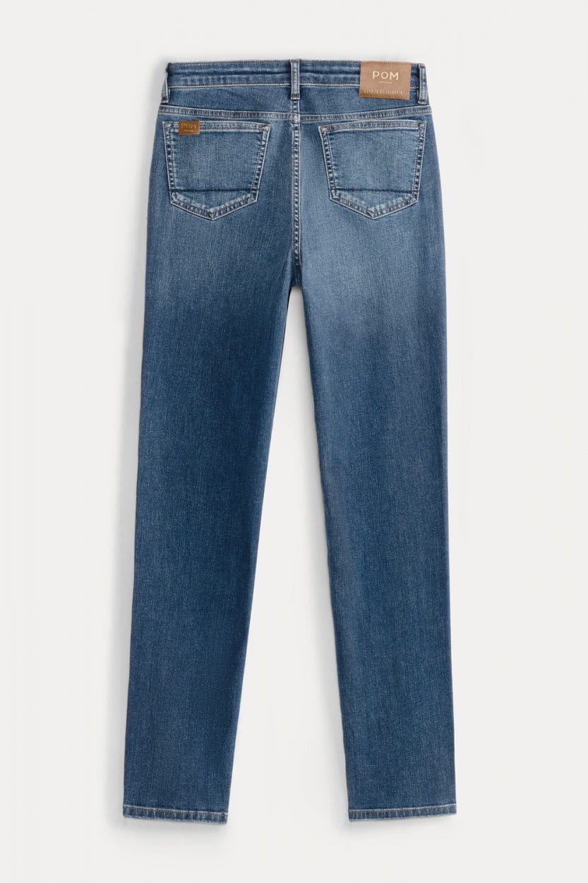 POM Amsterdam Jeans JEANS - Elize Slim Dark Blue
