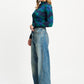POM Amsterdam Jeans JEANS - Jacky Studs Dark Blue