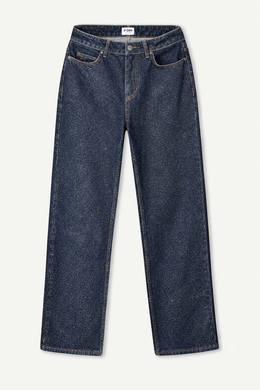 POM Amsterdam Jeans JEANS - Julia Shimmer Dark Blue