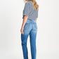 POM Amsterdam Jeans JEANS - Tapered Mid Blue
