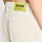 POM Amsterdam Jeans JEANS - White Embroidery