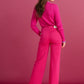 POM Amsterdam Jeans JEANS - Wide Leg Fiery Pink