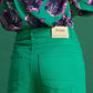 POM Amsterdam Jeans JEANS - Wide Leg Jade Green