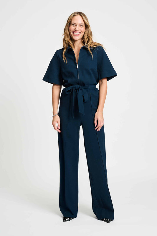 POM Amsterdam Jumpsuits Blue / 34 JUMPSUIT - Kyra Eternal Blue