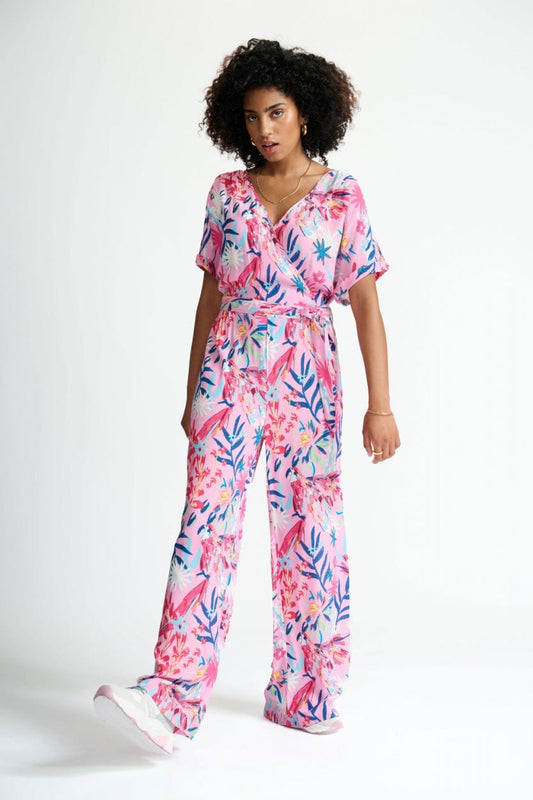 POM Amsterdam Jumpsuits Pink / 34 COMBINAISON - Botanical Pink