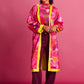 POM Amsterdam Kimono Pink / OS KIMONO - Brushwork Fiery Pink
