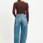 POM Amsterdam Longsleeves LONGSLEEVE - Rose Chocolate Brown
