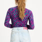 POM Amsterdam Longsleeves TOP - Animal Purple