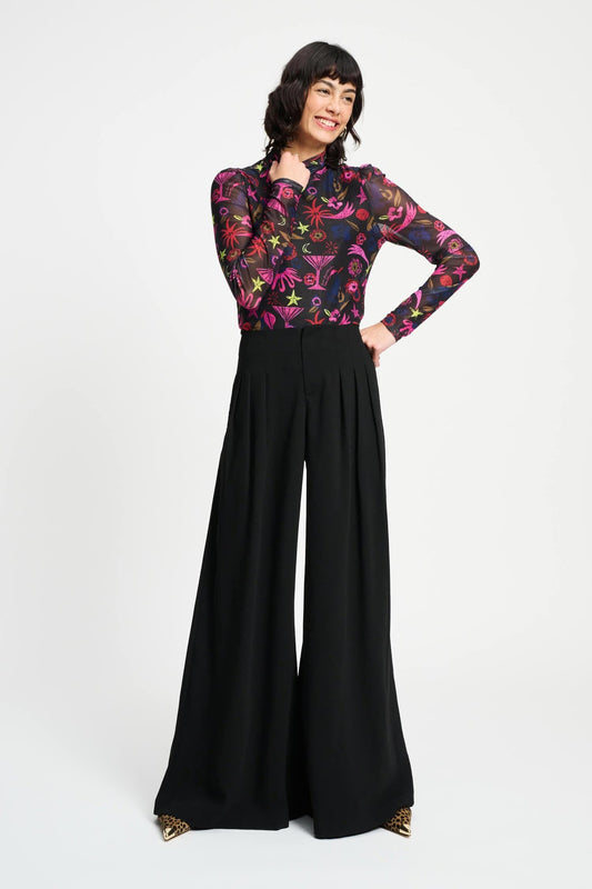 POM Amsterdam Pants Black / 34 PANTALON - Wide leg Noir