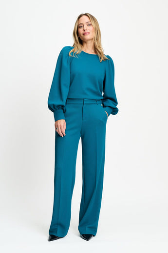POM Amsterdam Pants Green / 34 PANTALON - Lara Teal Green