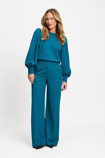 POM Amsterdam Pants Green / 34 PANTALON - Lola Teal Green