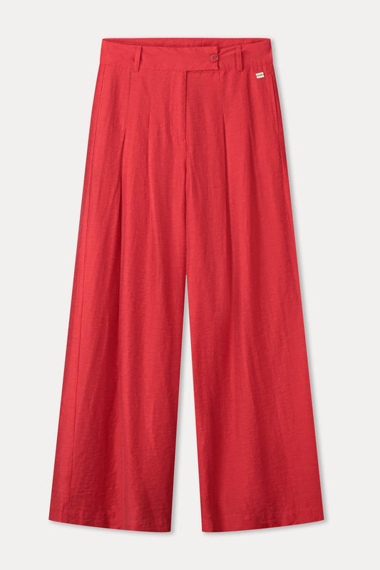 POM Amsterdam Pants PANTALON - Bloom Red
