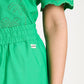 POM Amsterdam Pants PANTALON - Broderie Anglaise Palm Green