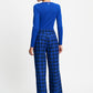 POM Amsterdam Pants PANTALON - Charlie Check Blue