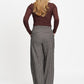 POM Amsterdam Pants PANTALON - Charlie Check Brown