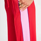 POM Amsterdam Pants PANTALON - Colourblock Chili Red