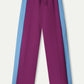 POM Amsterdam Pants PANTALON - Colourblock Plum