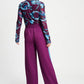 POM Amsterdam Pants PANTALON - Colourblock Plum