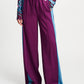 POM Amsterdam Pants PANTALON - Colourblock Plum