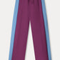 POM Amsterdam Pants PANTALON - Colourblock Plum
