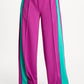 POM Amsterdam Pants PANTALON - Colourblock Wild Purple