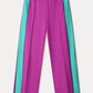 POM Amsterdam Pants PANTALON - Colourblock Wild Purple