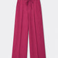 POM Amsterdam Pants PANTALON - Jess Striped Burgundy Red