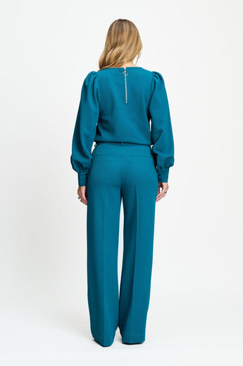 POM Amsterdam Pants PANTALON - Lara Teal Green