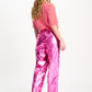 POM Amsterdam Pants PANTALON - Metallic Bright Rose