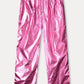 POM Amsterdam Pants PANTALON - Metallic Bright Rose