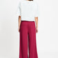 POM Amsterdam Pants PANTALON - Nora Burgundy Red