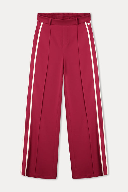 POM Amsterdam Pants PANTALON - Nora Burgundy Red
