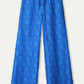 POM Amsterdam Pants PANTALON - Ocean Blue Jacquard