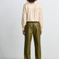 POM Amsterdam Pants PANTALON - Olive Green Glow
